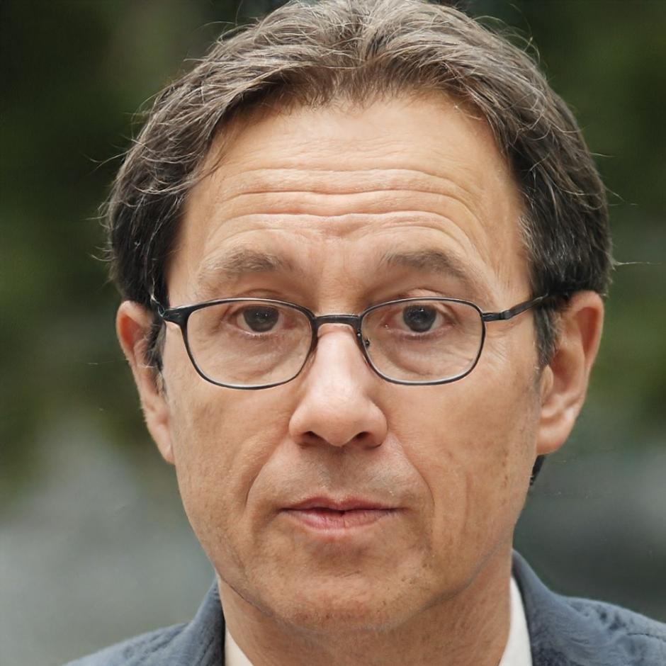 Workshop-Leiter mit Kamera in urbaner Umgebung